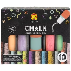 Tiger Tribe Stoepkrijt Met Houder - 10st