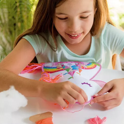 4m Knutselpakket Naaien - Eenhoornkussen - Afbeelding 2