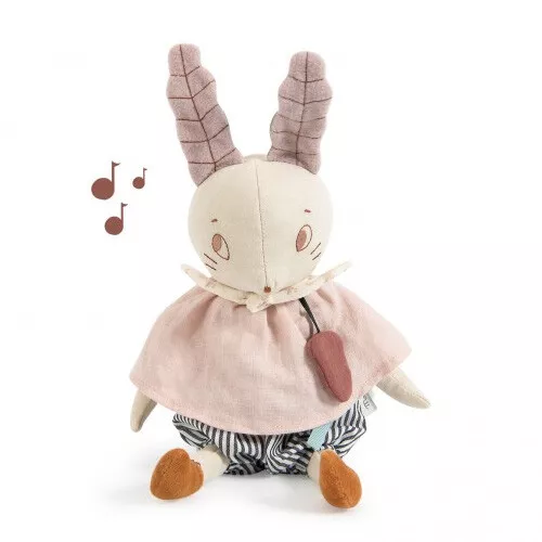 Moulin Roty Knuffelkonijn Met Muziek - 36 Cm - Afbeelding 2