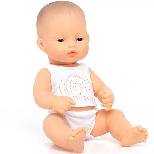 Miniland Babypop Aziatisch Met Ondergoed - Meisje - 32 Cm