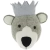 Fiona Walker Dierenkop Baby Beer Met Kroon - Mini