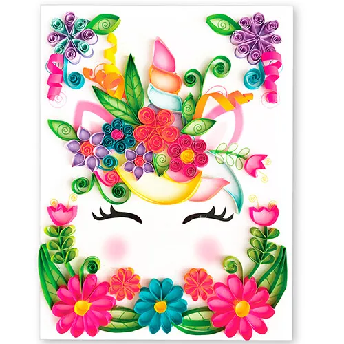 Box Candiy Knutselset Quilling - Eenhoorns - Afbeelding 2