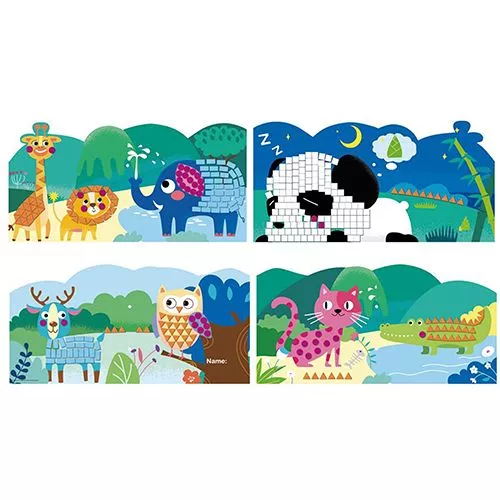 Avenir Mozaïekpuzzel Wilde Dieren - Afbeelding 5