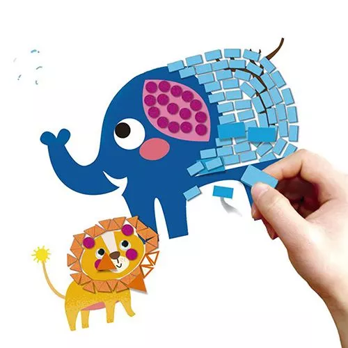 Avenir Mozaïekpuzzel Wilde Dieren - Afbeelding 3