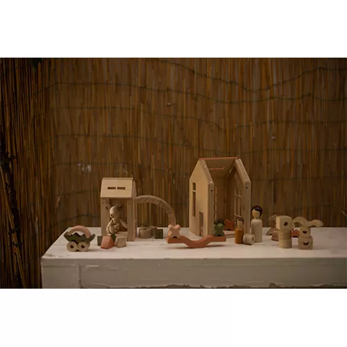 Babai Toys Magnetisch Poppenhuis - Terracotta - M - Afbeelding 10