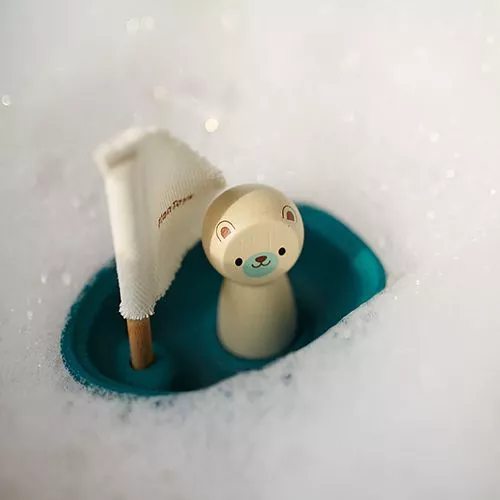Plan Toys Badspeelgoed Zeilbootje En Ijsbeertje - Afbeelding 4