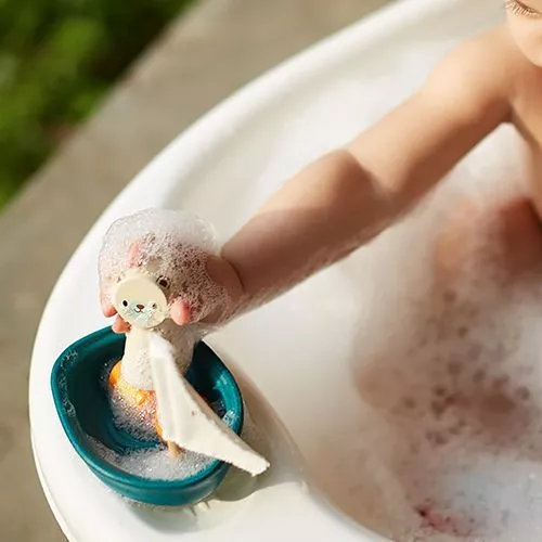 Plan Toys Badspeelgoed Zeilbootje En Ijsbeertje - Afbeelding 2