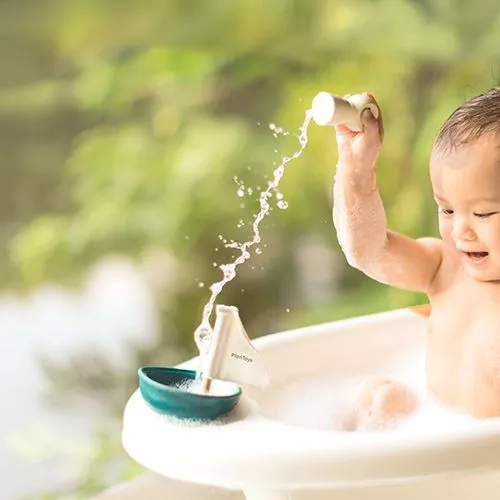 Plan Toys Badspeelgoed Zeilbootje En Ijsbeertje - Afbeelding 5