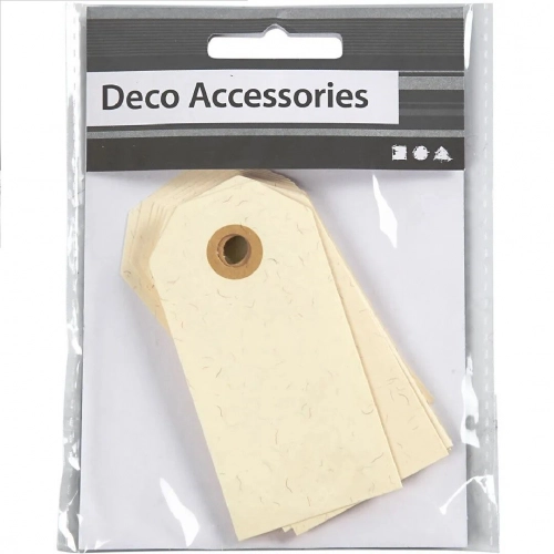 Creativ Company Cadeaulabels Crème - 20st - Afbeelding 2