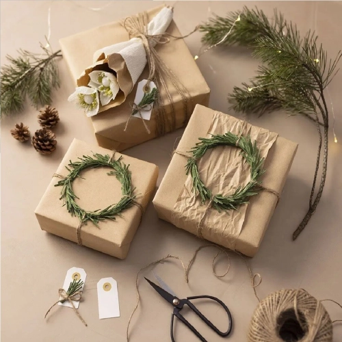 Creativ Company Cadeaulabels Crème - 20st - Afbeelding 3