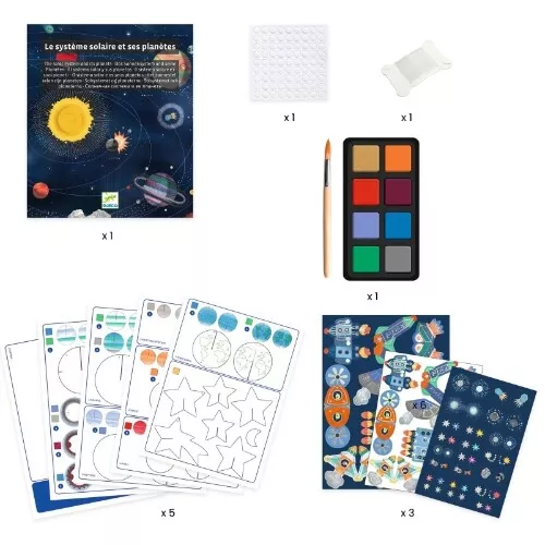 Djeco Knutselset Diy Mobiel Zonnestelsel - Afbeelding 2