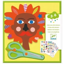 Djeco Knutselset Creëren Met Stickers - Kapper