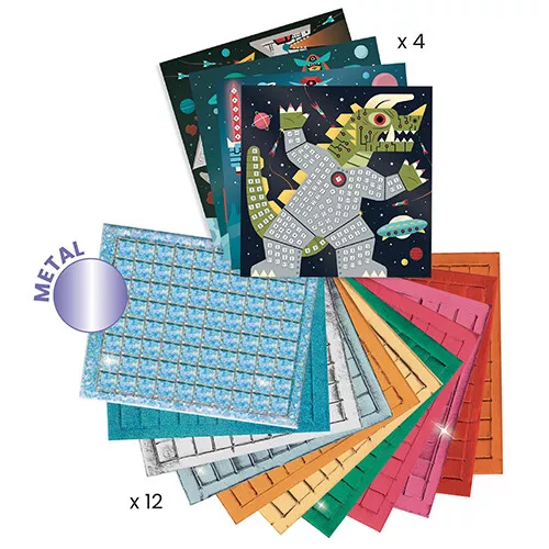 Djeco Knutselset Mozaïek - Space Battle - Afbeelding 3