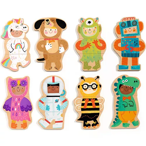 Djeco Magneten Verkleden - 24st