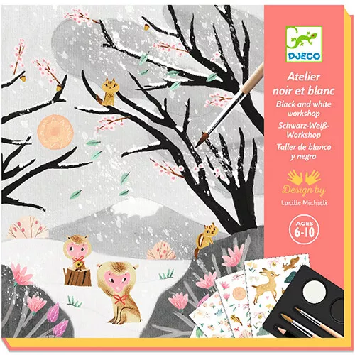 Djeco Schilderset Gewassen Inkt Met Stickers - Afbeelding 6