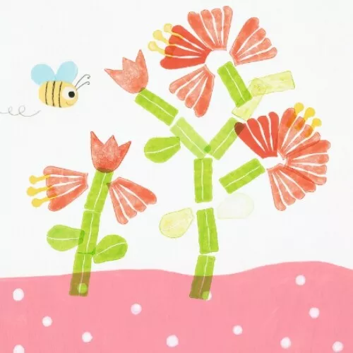 Djeco Stempels En Stempelkaarten Bloemen - Afbeelding 3