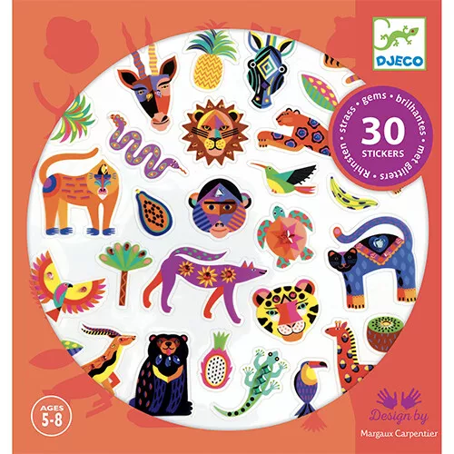 Djeco Stickers Exotico - 30st