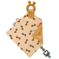 Done By Deer Bijtring Met Knuffeldoek Raffi Mustard