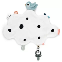 Done By Deer Speendoek Happy Clouds - Blue