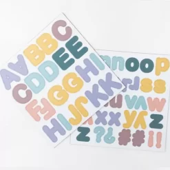 Ferflex Magneten Letters - Pastel - 125st