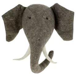 Fiona Walker Dierenkop Olifant Met Slagtanden - 47 Cm