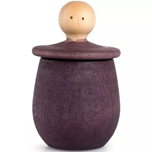 Grapat Houten Poppetje In Bakje - Violet - Afbeelding 6