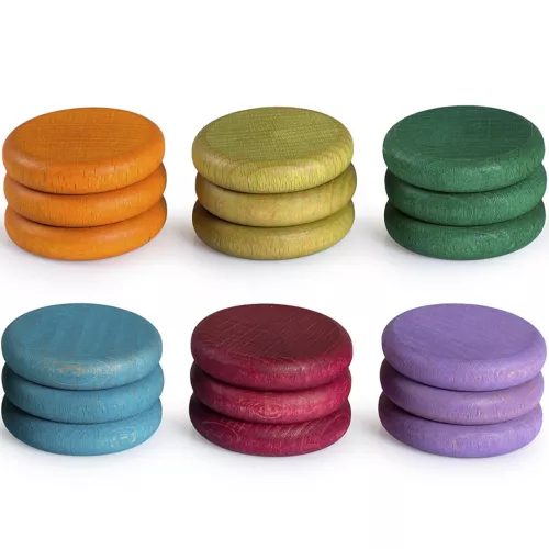 Grapat Munten Opaque - 6 Kleuren (18st)