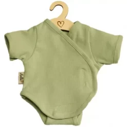 Hollie Poppenkleding Romper- Old Green - 34 Cm