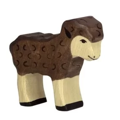 Holztiger Lam Zwart 7 Cm