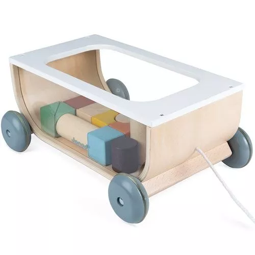 Janod Blokkenkar Trekfiguur Sweet Cocoon - Afbeelding 2