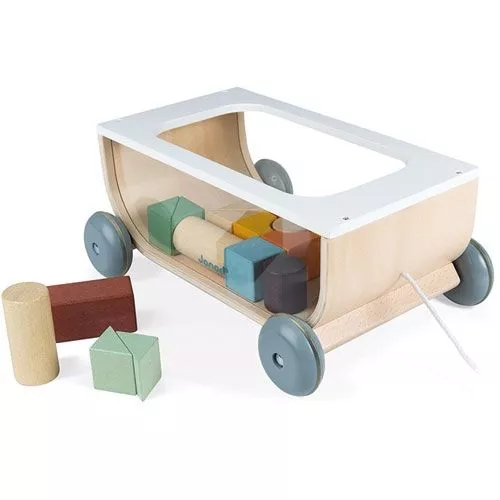 Janod Blokkenkar Trekfiguur Sweet Cocoon