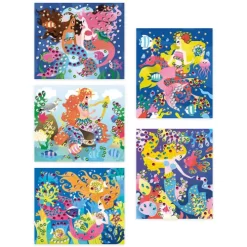 Janod Knutselset Glittersteentjes Zeemeerminnen