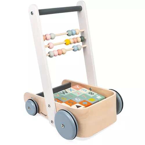 Janod Loopwagen Met Blokken - Sweet Cocoon - 20st - Afbeelding 6