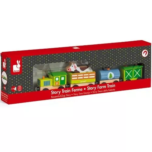 Janod Story Boerderijtrein - Afbeelding 3