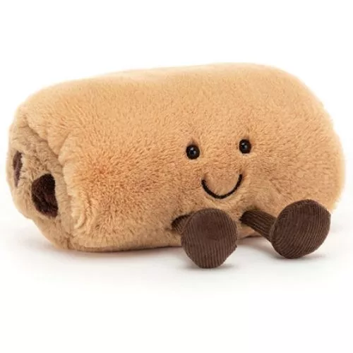 Jellycat Knuffelchocoladebroodje - 11 Cm