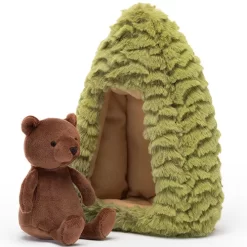 Jellycat Knuffelbeer En Boom - Forest Fauna Bear - 19 Cm