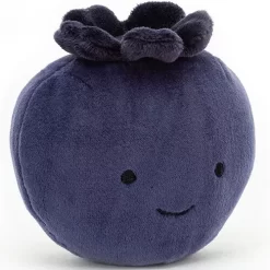 Jellycat Knuffelbosbes Fabulous Fruit Blueberry - 10 Cm