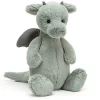 Jellycat Knuffeldraak Bashful Dragon - Xl - 51 Cm