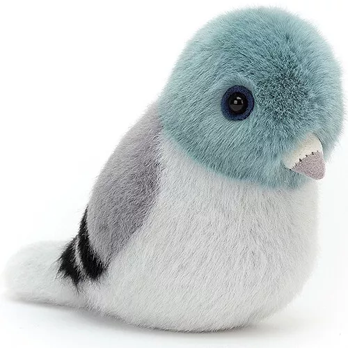 Jellycat Knuffelduif Grijs - 10 Cm