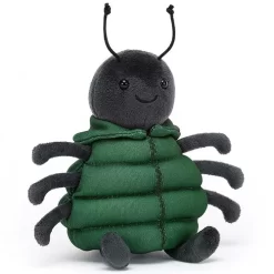 Jellycat Knuffelspin Anoraknid Black - 13 Cm