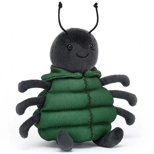 Jellycat Knuffelspin Anoraknid Black - 13 Cm