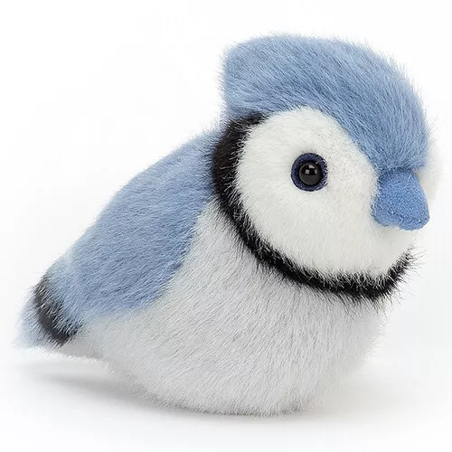 Jellycat Knuffelvogel Blauwe Gaai - 10 Cm