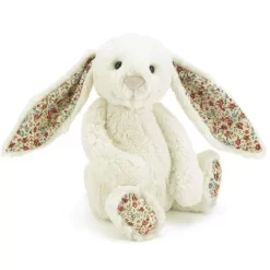 Jellycat Knuffelkonijn Bashful Blossom Cream - M - 31 Cm
