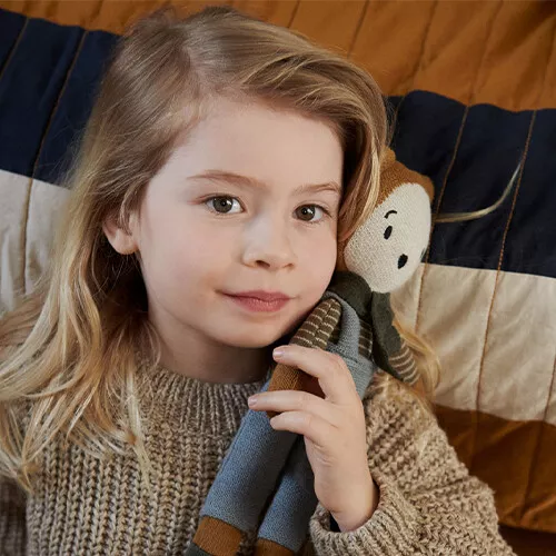 Liewood Knuffelbeer Robert Bear - Golden Caramel Multi Mix - Afbeelding 2