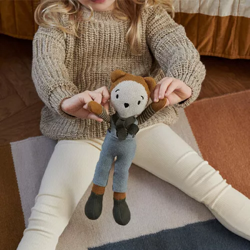 Liewood Knuffelbeer Robert Bear - Golden Caramel Multi Mix - Afbeelding 3