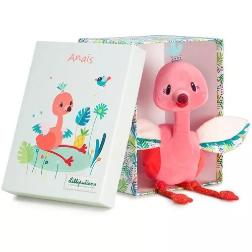 Lilliputiens Knuffelflamingo Anaïs - 30 Cm - Afbeelding 3