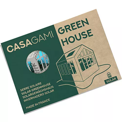 Litogami Bouwpakketje Plantenkas Met Zonnepaneel