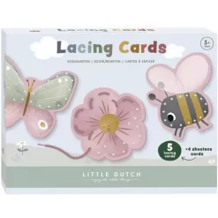 Little Dutch Rijgkaarten Flowers & Butterflies