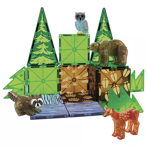 Magna-tiles Magnetische Tegels Forest Animals - 25st - Afbeelding 2