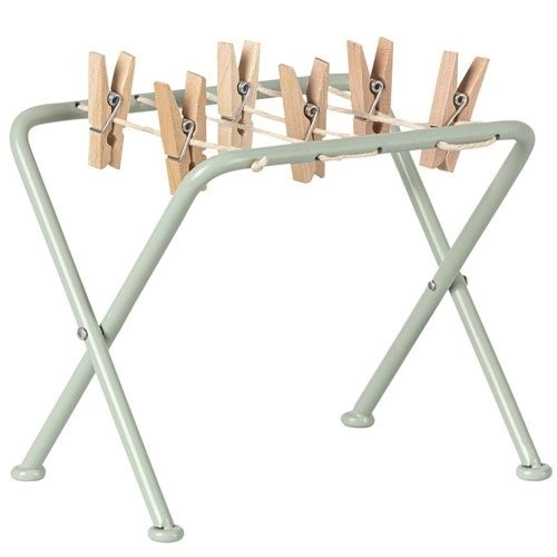 Maileg Poppenhuis Droogrek Met Knijpertjes - 10 Cm